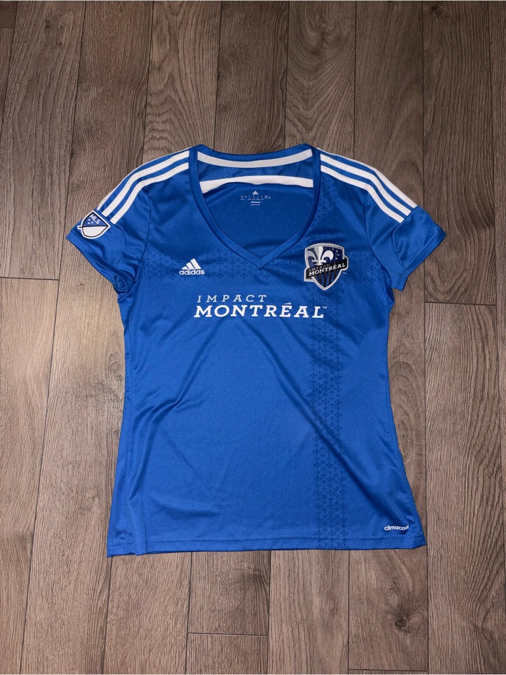 Montréal Impact Jersey adidas Royal Blue with White Trim Climacool Sports Tank